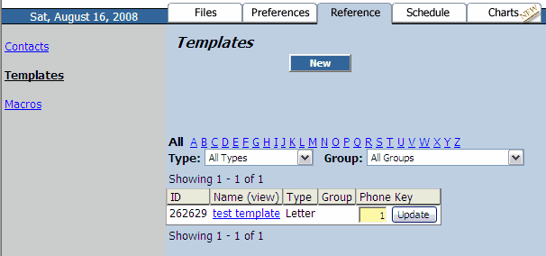 Update Template lite